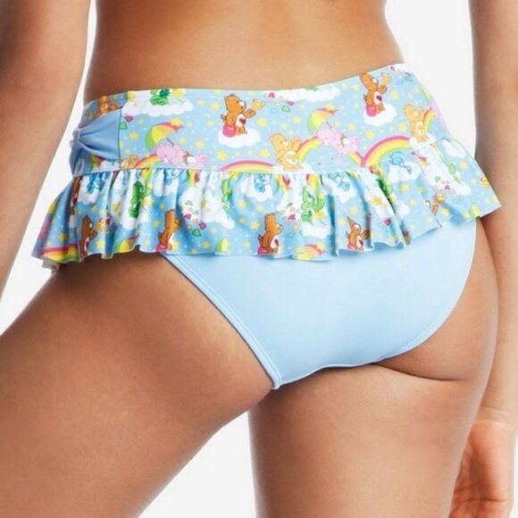 Care Bears Grumpy Bear High-Waisted Swim Bottoms - Picture 2 of 2